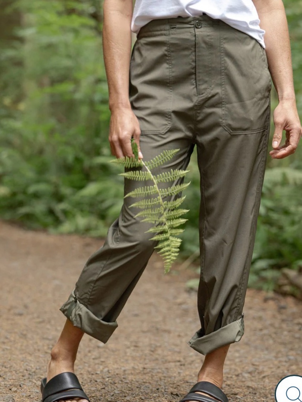 NWOT Ripskirt Hawaii Travel Pant Large Drawstring Adjustable Roll Up Olive Green